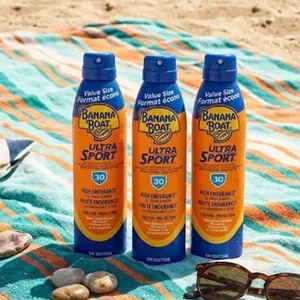 Pack of 3 -Banana Boat Ultra Sport SPF 30 Sunscreen Set