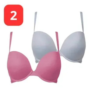 Calvin Klein 2 Pack Push Up Plunge Bras 34D