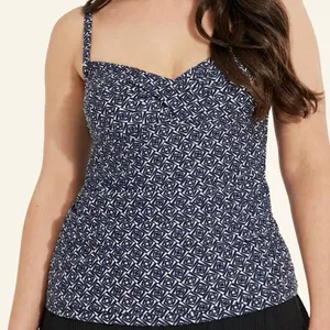 Christina Black and White Swimsuit Top S/P