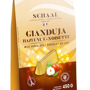 Schaal Gianduja Hazelnut Milk Chocolate 450g