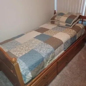 Twin Size Captain's Bed