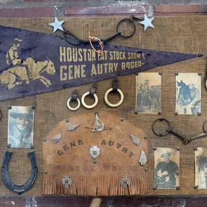 Vintage Gene Autry and Western Display Board 36”