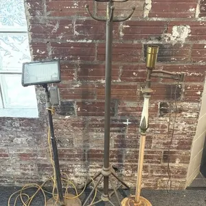 Vintage Metal Hall Tree (broken leg), Vintage