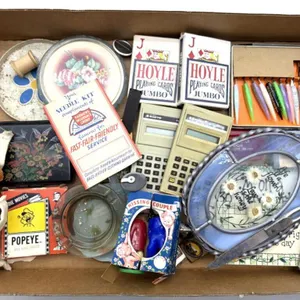 Vintage Elf Ornament, Vulcan Lighter, and More