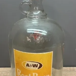 1 Gal Glass A&W Root Beer Jug. *NO SHIPPING