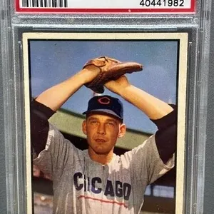 PSA GRADED 6 Bowman 1953 Paul Minner Baseball