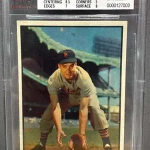 BVG GRADED 5.5 Bowman 1953 Fred Hatfield Baseball