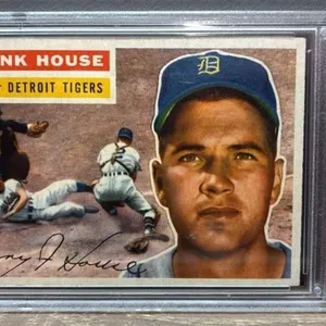 PSA GRADED 7 Topps 1956 Frank House Baseball