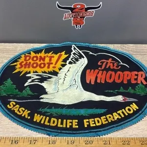 Vintage Flocked Sask. Wildlife Federation Don�t