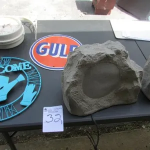 signs, speakers & more