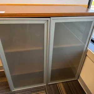 2 Glass Door Book Case (3 Shelves)