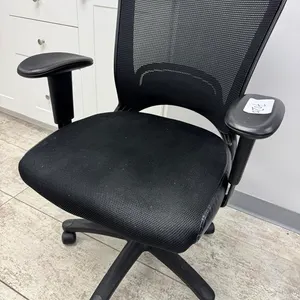 Black Upholstered Executive Office Chair
