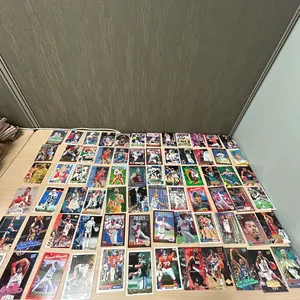 Mixed Sports Trading Card Lot NBA NFL MLB Vlade Divac David Justice & More