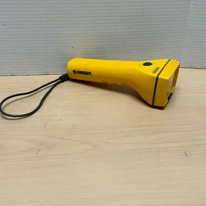 Vintage Eveready Sport Gear Handheld Flashlight Yellow Lantern Light
