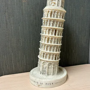Vintage Leaning Tower of Pisa Italian Souvenir Statue Figurine