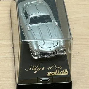Solido Mercedes 300 SL Gullwing Die Cast Model Car Made in France w/ Display Case