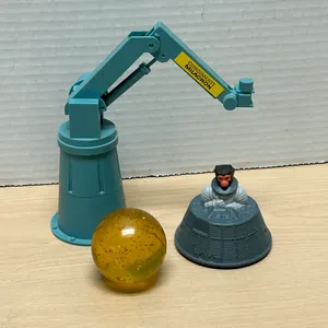 Vintage Cincinnati Milacron Robot Arm Toy & 2009 McDonald’s Space Monkey Toy Lot
