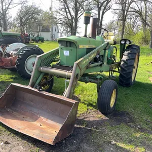 1963 John Deere 3010 gas wide front w/ 46A front loader