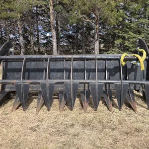 6Ft Hydraulic Skidsteer Grapple