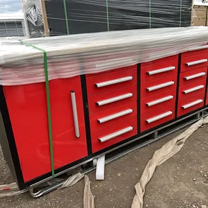 NEW/UNUSED STEELMAN 10' 15 DRAWER STAINLESS STEEL WORK BENCH