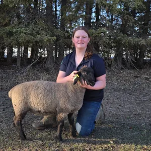Carmen Larson- Lamb "Millie" - Sunniebend 4-H Club **NOTE: Bidding on this animal will be by DOLLAR VALUE PER POUND* Quantity is the weight in pounds 