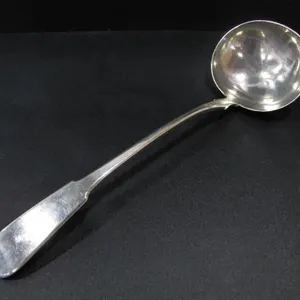 c1721-1821 BRITISH STERLING SILVER LADLE 210g