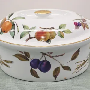 Royal Worcester "Evesham" Covered Casserole