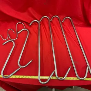 8 Metal Meat Hooks
