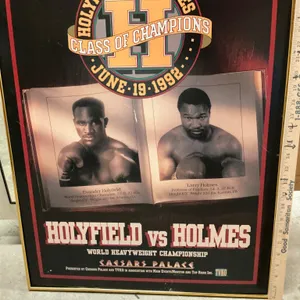 Holyfield vs Holmes Poster