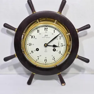 Schaltz Royal Mariner Ships Bell Clock. Winds, Ticks and Chimes. 13 x 4. Reserve only $100 A3