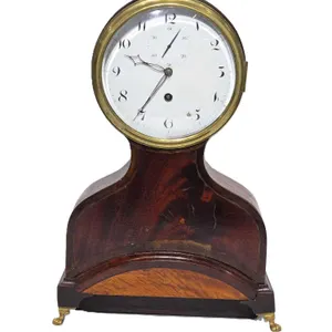 Balloon or Drumhead Clock that has been restored (see photos of pre-restoration photos). Needs additional work. No information found printed on the cl