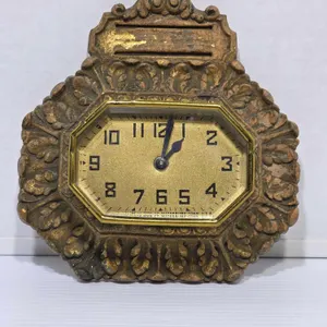 Lux Louis XVI Fob Clock. Winds and Ticks. 5.5 x 6. A2