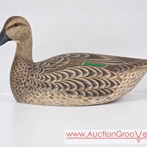 Ken Harris & Leo McIntosh 1976 Green Winged Teal Decoy. 13 x 6. H1