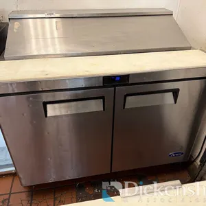 ATQSA DOUBLE DOOR REFRIGERATED PREP STATION, MSF8302GR