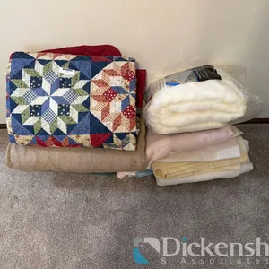 PATCH WORK QUILT & OTHER BLANKETS