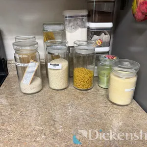 ASSORTED GLASS CONTAINERS