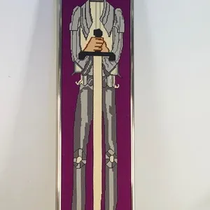 Cross Stitch Knight Decoration