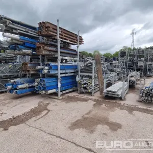 Bundle of Doka Props (7 of), Bundle of Whalers (3 of),  Stillage of Ladder Cages (4 of), Stillage of Doka Attachments (4 of) 