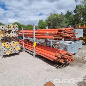Stillage of Peri Attachments (9 of), Bundle of Props (4 of) 