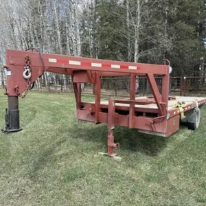 Shopbuilt 22' Gooseneck Flat Deck Trailer