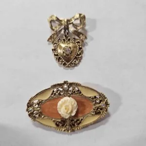 2 Brooches 1928 Jewelry Company