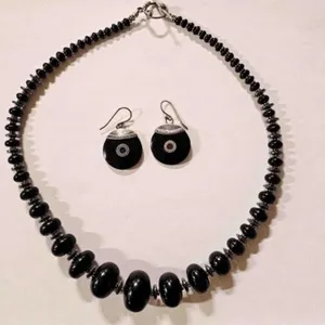 Sterling 925 Earrings & Necklace--