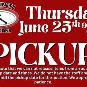 PICKUP THURSDAY, JUNE 25 ~ 9am-6pm