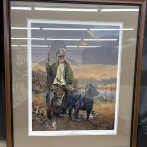 "Eager To Go" By R.J. McDonald 28.5 In x 33.5 In