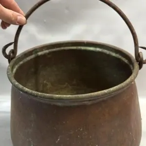 Antique Large Size Copper pot with handle