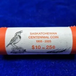 RCM 2005 Canadian Saskatchewan Cent Quarter Roll U