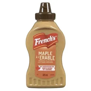 2x French's Maple Prepared Mustard, 325ml