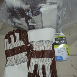 NEW 12 pairs BDG Nitrile/cotton fitter gloves