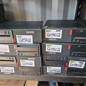 Lot of 8 Lenovo ThinkCentres - Qty 1 *Hard Drive Removed, No Cords*