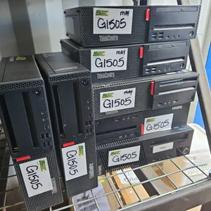 Lot of 7 Lenovo ThinkCentres - Qty 1 *Hard Drive Removed, No Cords*